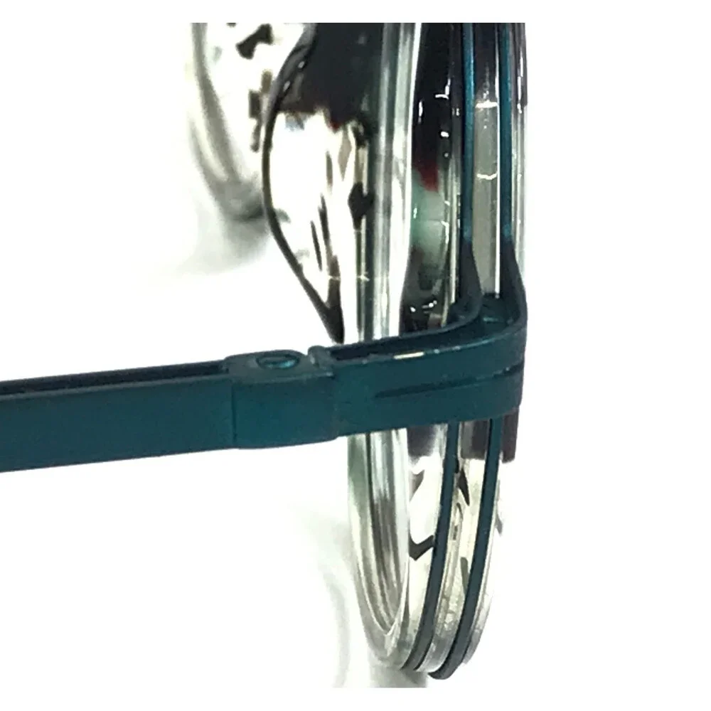 J. F. Rey Eyeglasses Frames JF2977 9022 Green Tortoise Round Full 50-22-148